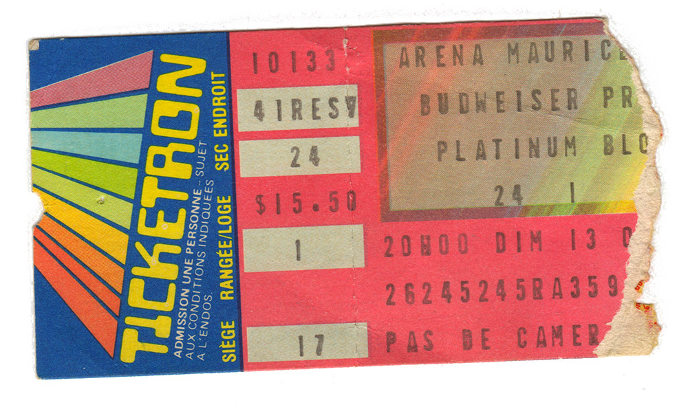 Platinum Blonde, Maurice Richard Arena, Montreal, QC