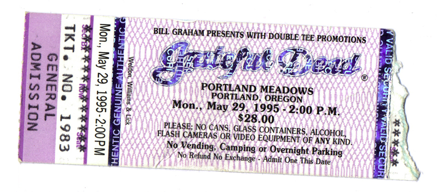 Grateful Dead: Portland Meadows, Portland, OR