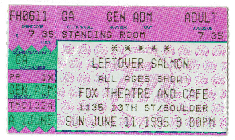 Leftover Salmon, Fox Theater, Boulder, CO