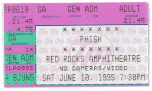 Phish at Red Rocks: June 10th, 1995