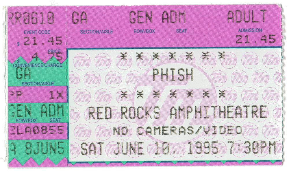 Phish, Red Rocks Amphitheatre, Morrison, CO