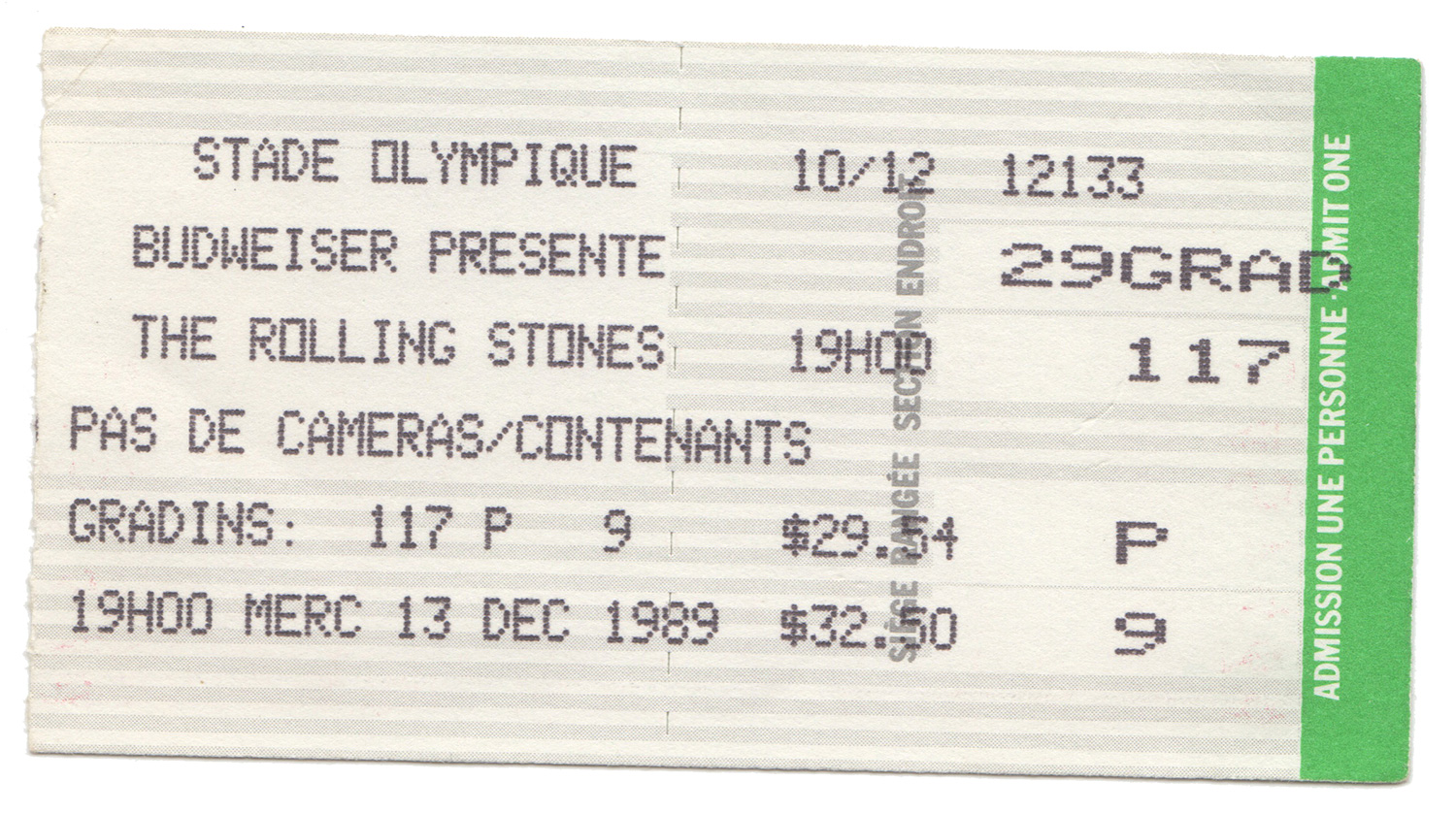 The Rolling Stones, Olympic Stadium, Montreal, QC