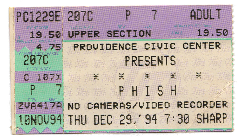 Phish, Providence Civic Center, Providence, RI