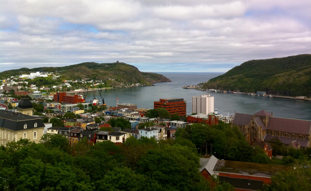 View from The Rooms, St. John's, NL