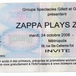 Zappa Plays Zappa, Montréal, QC