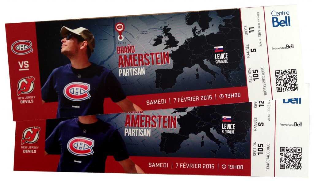 Montreal Canadiens Ticket: February 7, 2015