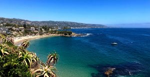 View of the Pacific Ocean from Laguna Beach, CA