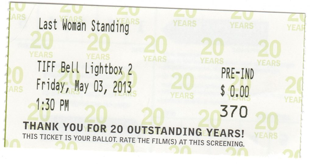 Hot Docs May 3, 2013: Last Woman Standing