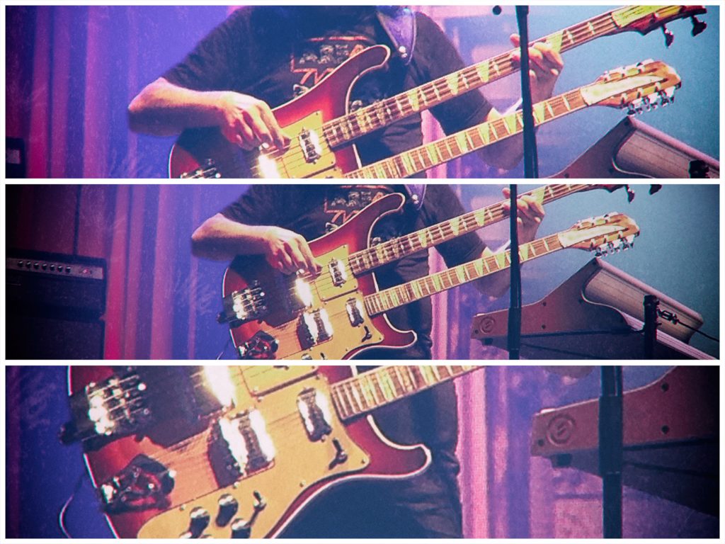 Geddy Lee playing double bass, R40 Tour