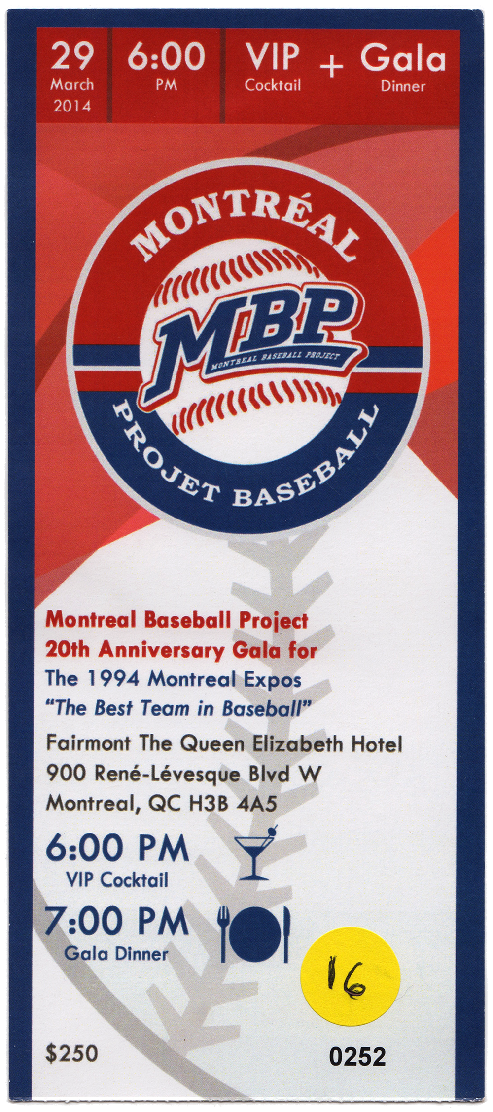 Montreal Baseball Gala