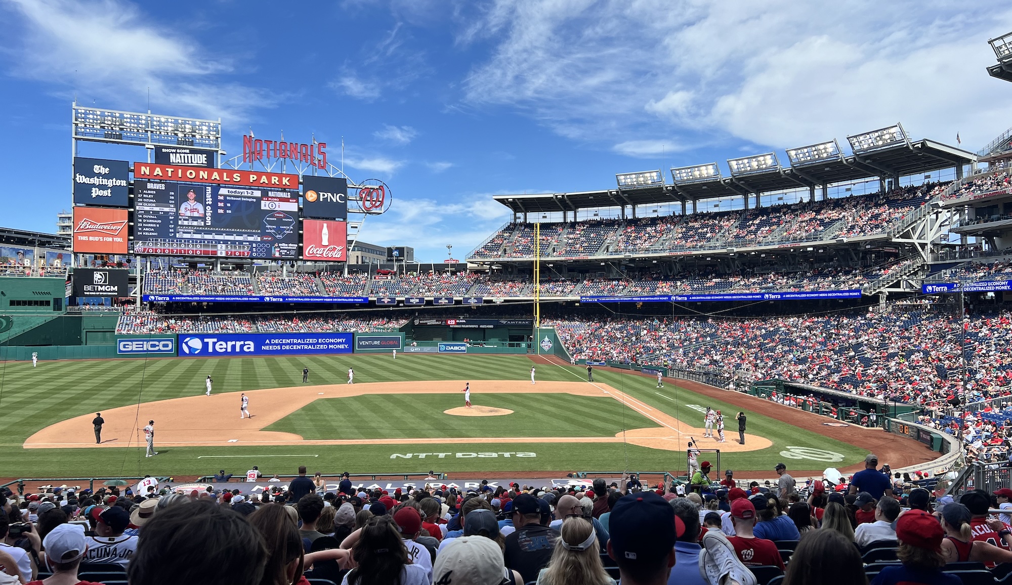 Braves 5 – Nationals 8