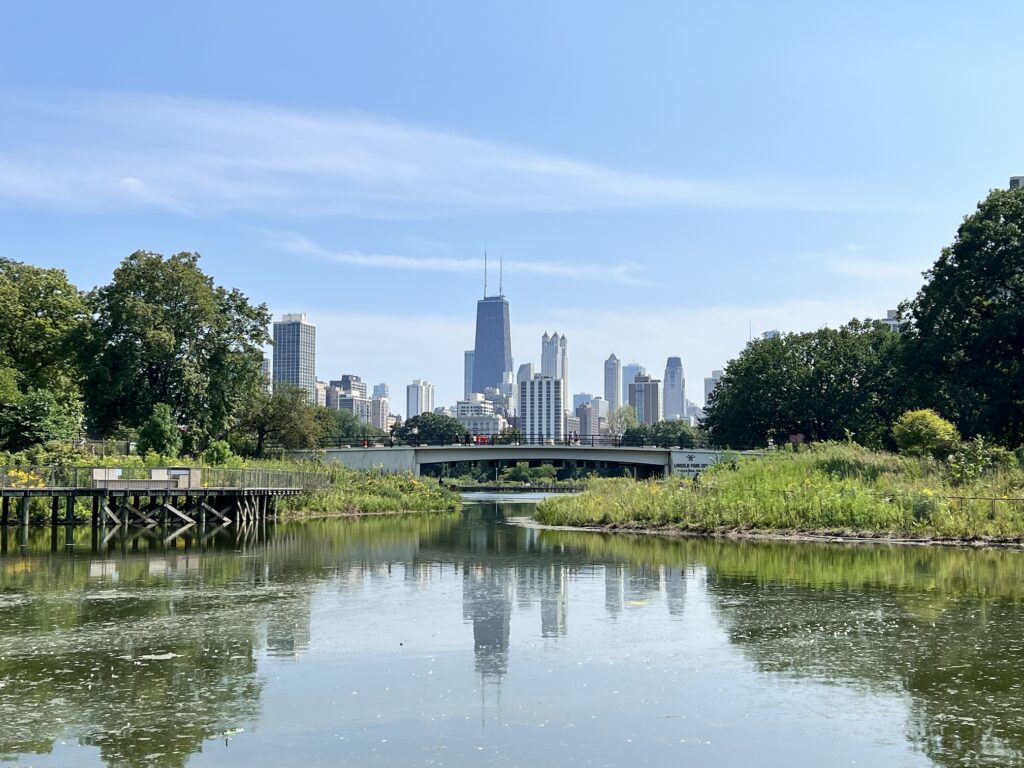 Chicago Skyline from Lincoln Park