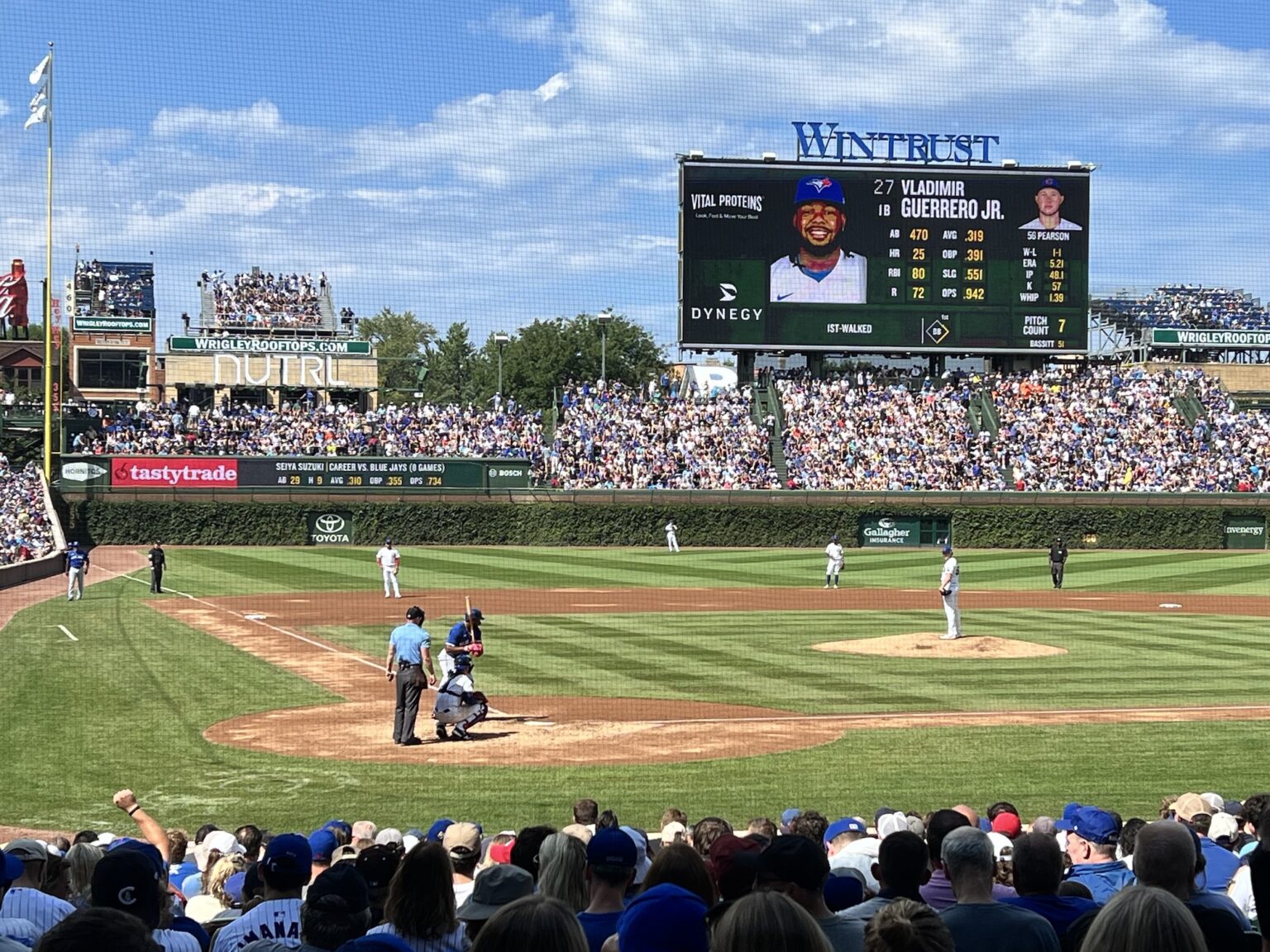 Blue Jays 2 – Cubs 3