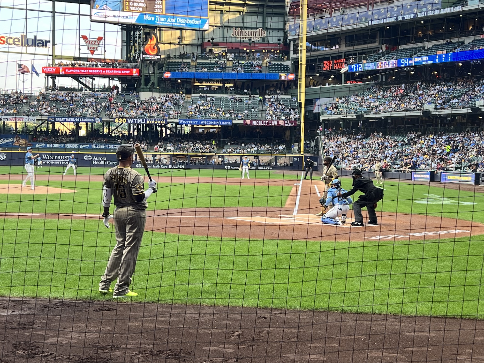 Padres 2 – Brewers 0