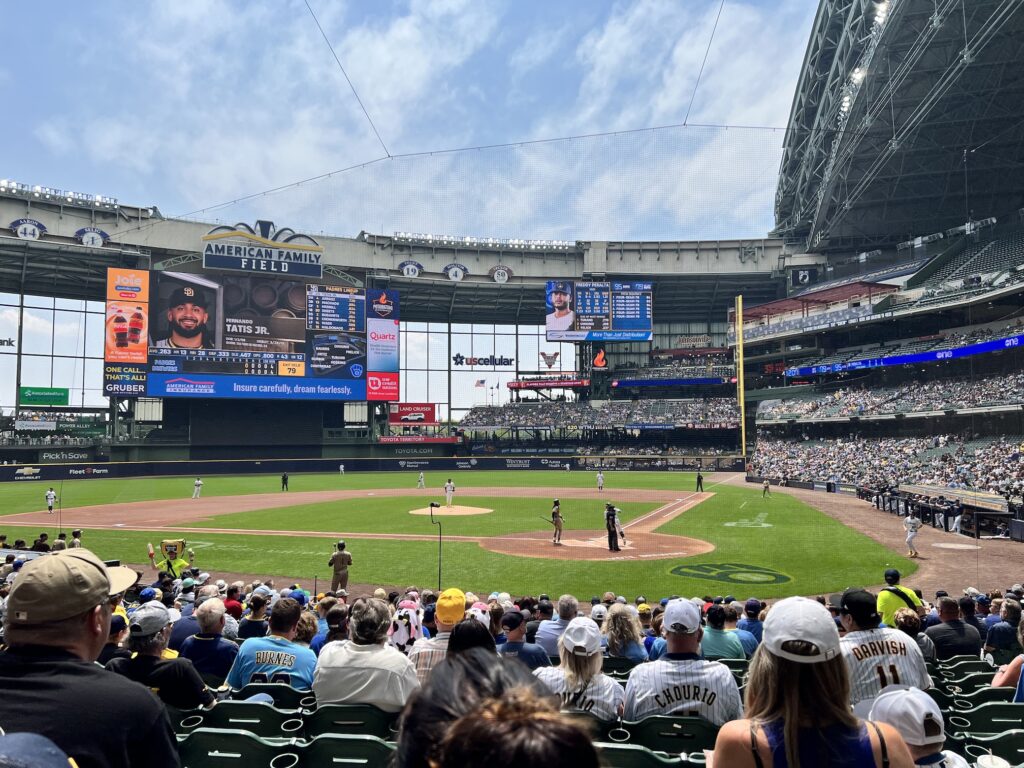 Padres 1 – Brewers 0