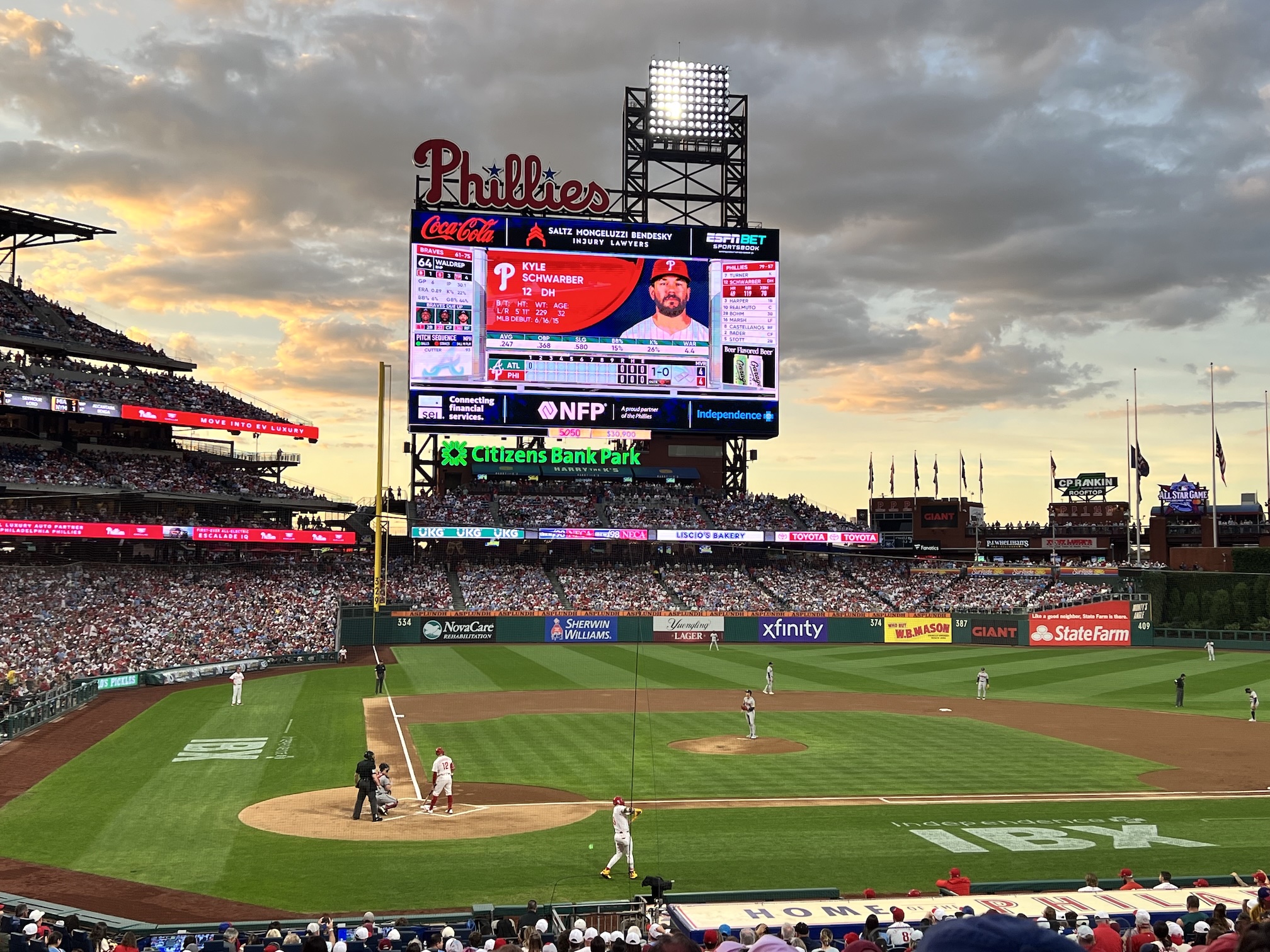 Braves 3 – Phillies 1