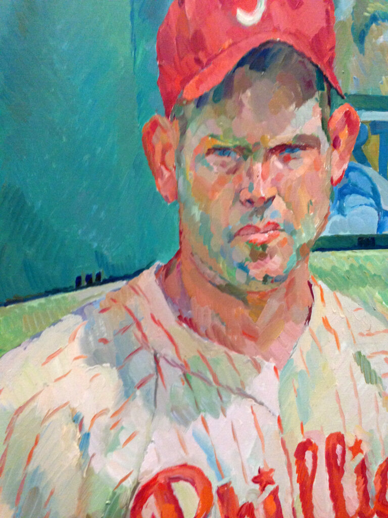 Phillies player drawing
